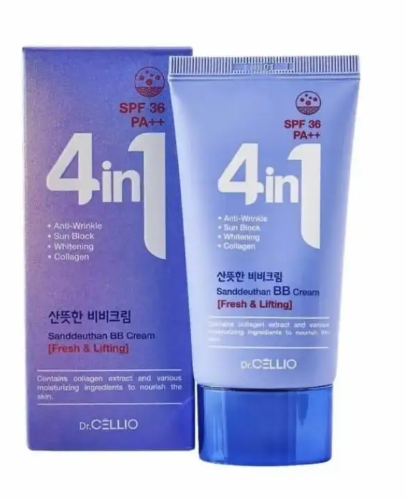 ДРСЛ Крем ББ для лица  Dr.CELLIO 4 IN 1 SANDEUNHAN BB CREAM